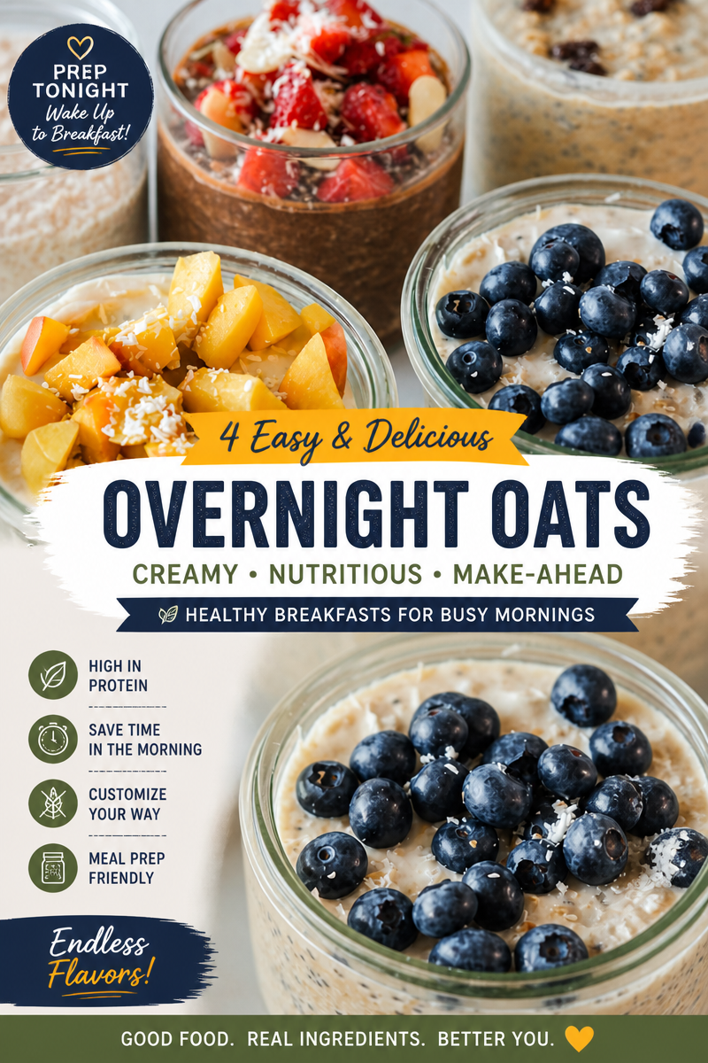Deliciously Easy High-Protein Overnight Oats for Busy Mornings