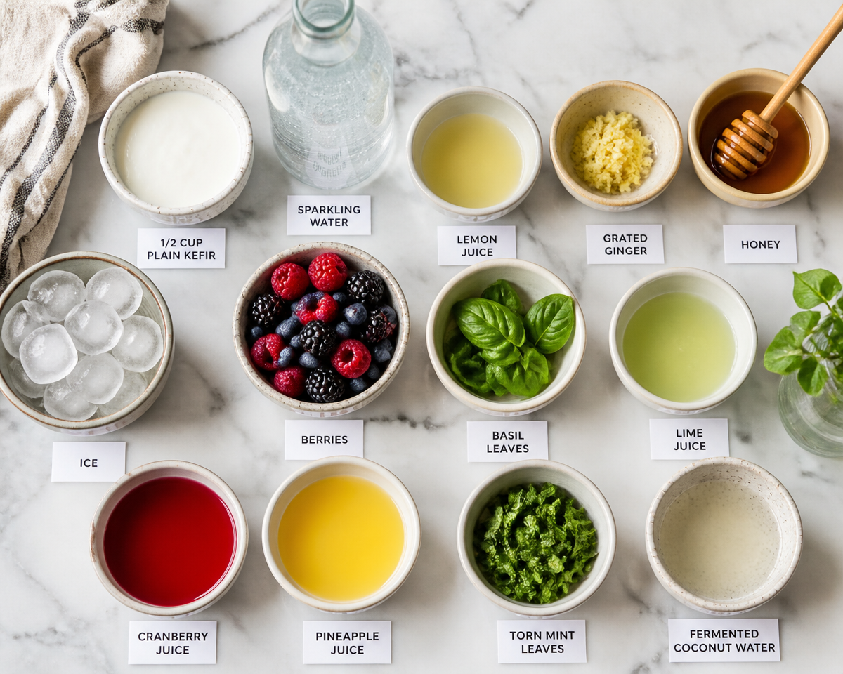 Gut-health mocktail recipes