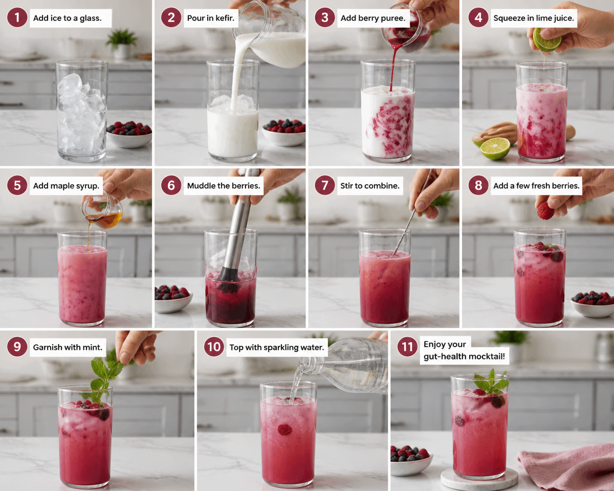 Sip Your Way to Wellness: Delightful Gut-health Mocktail Recipes
