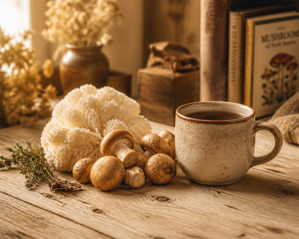 Functional mushroom coffee benefits
