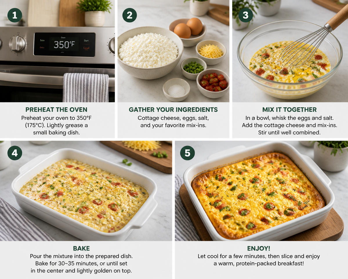 Cottage cheese breakfast recipe