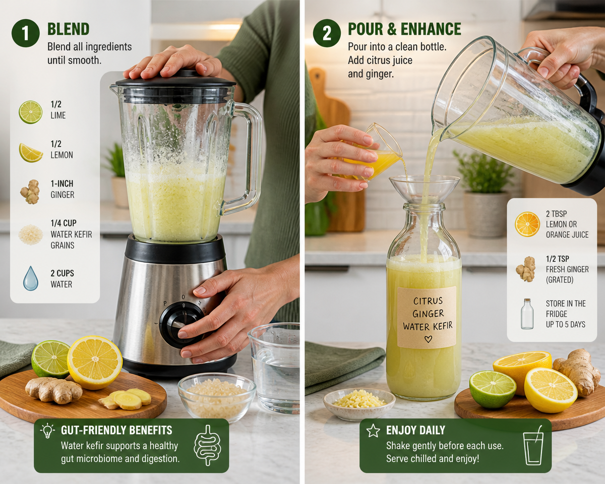Gut-friendly fermented drinks