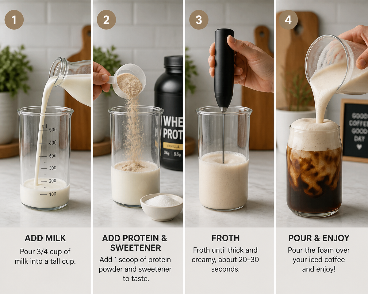Protein cold foam recipe at home