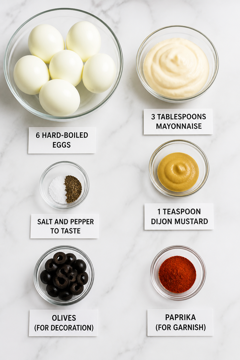 Creepy Spider Deviled Egg Half