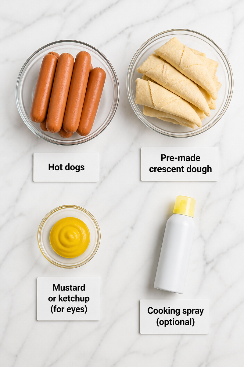 Classic Halloween Mummy Hot Dog