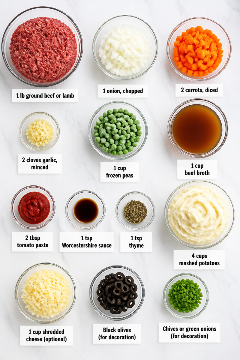 Spooky Graveyard Shepherd Pie Casserole
