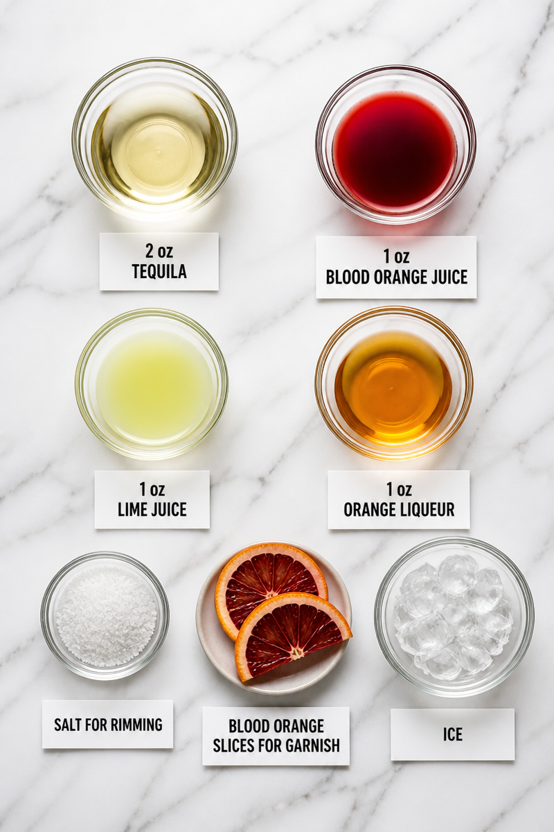 Bloody Vampire Bite Margarita Cocktail