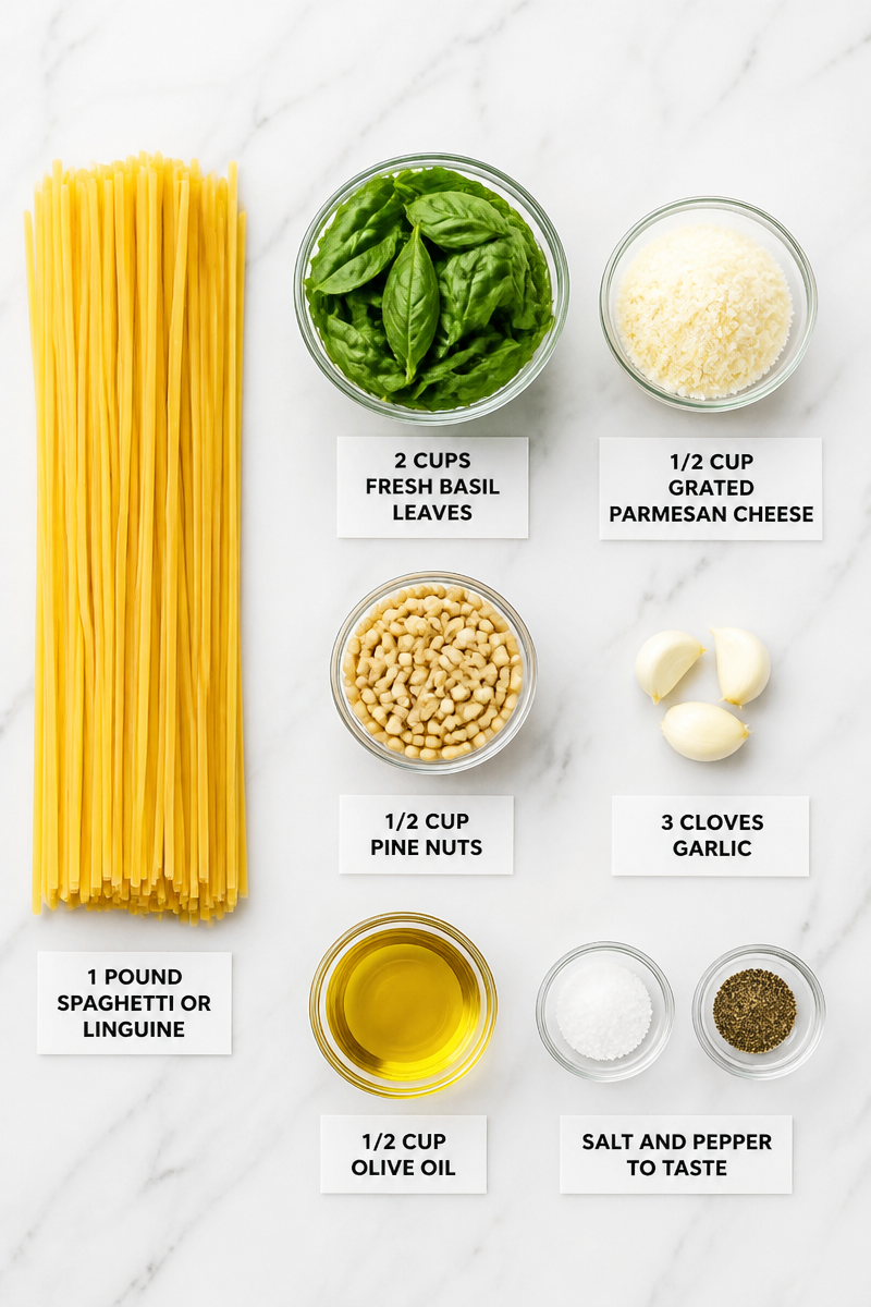 Green Pesto Witch Hair Pasta