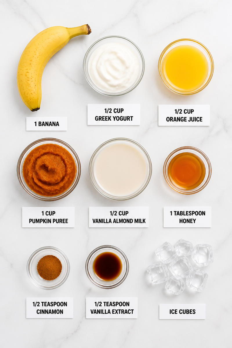 Healthy Layered Candy Corn Smoothie