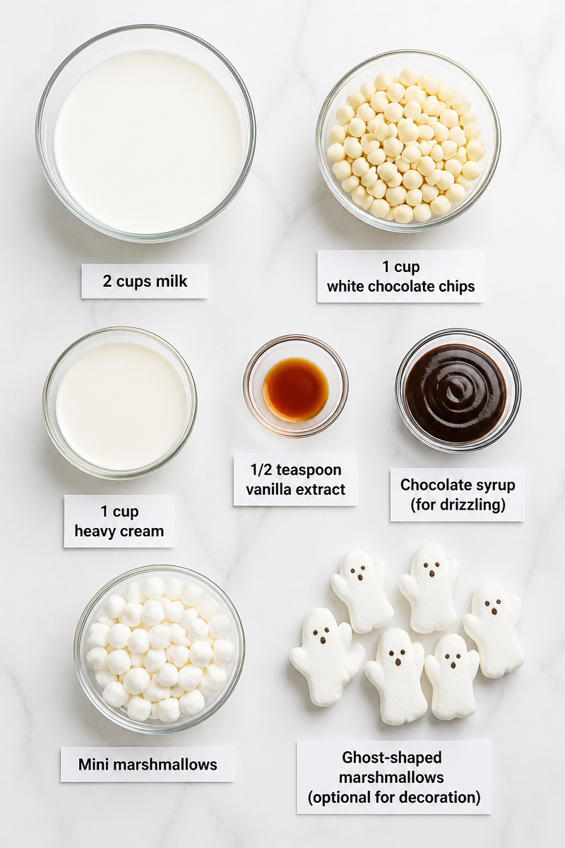 White Chocolate Ghost Hot Cocoa