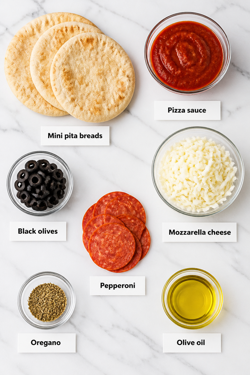 Crispy Mummy Mini Pita Pizza