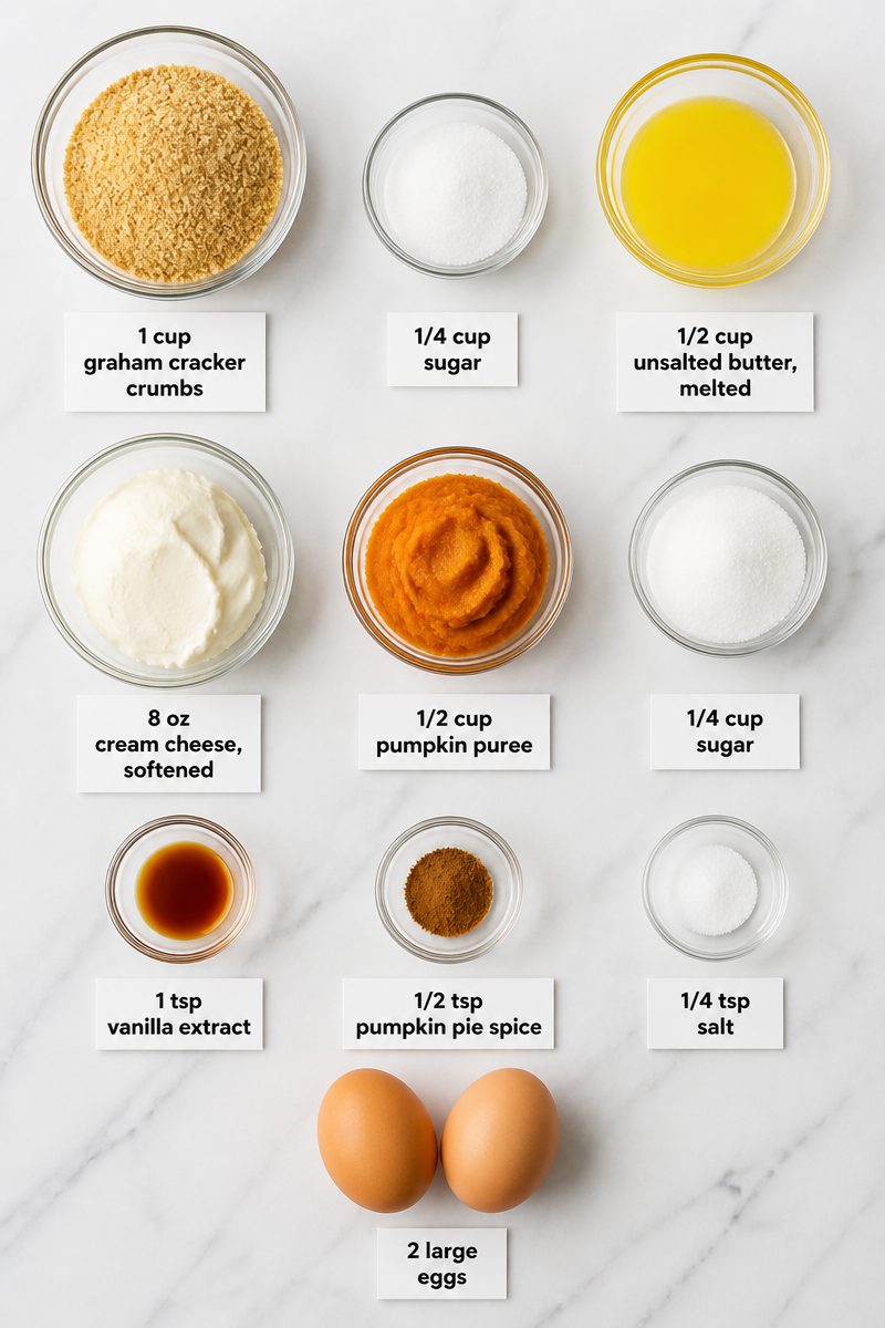 Mini Pumpkin Spice Cheesecake Bite