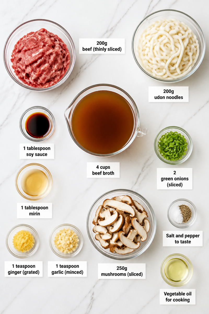 Classic Beef Udon Soup