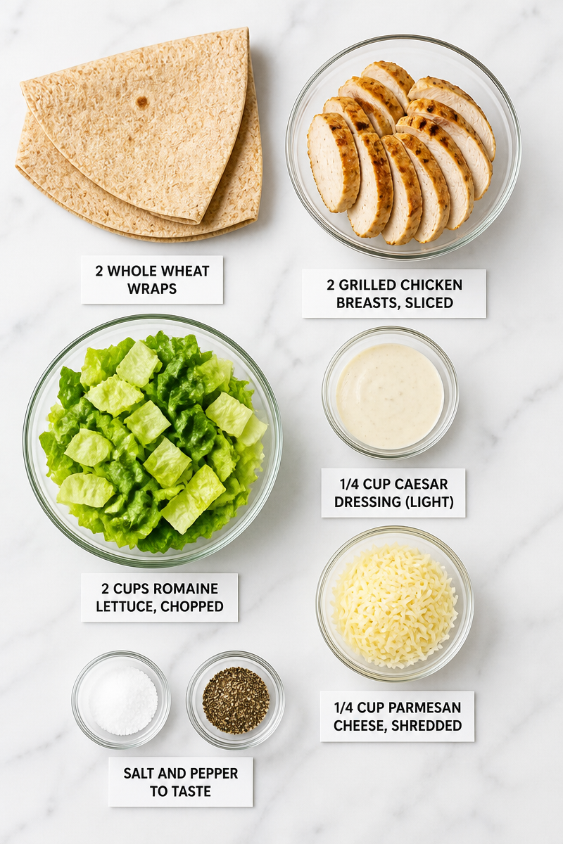 Healthy Grilled Chicken Caesar Wrap 7 Healthy Grilled Chicken Caesar Wrap