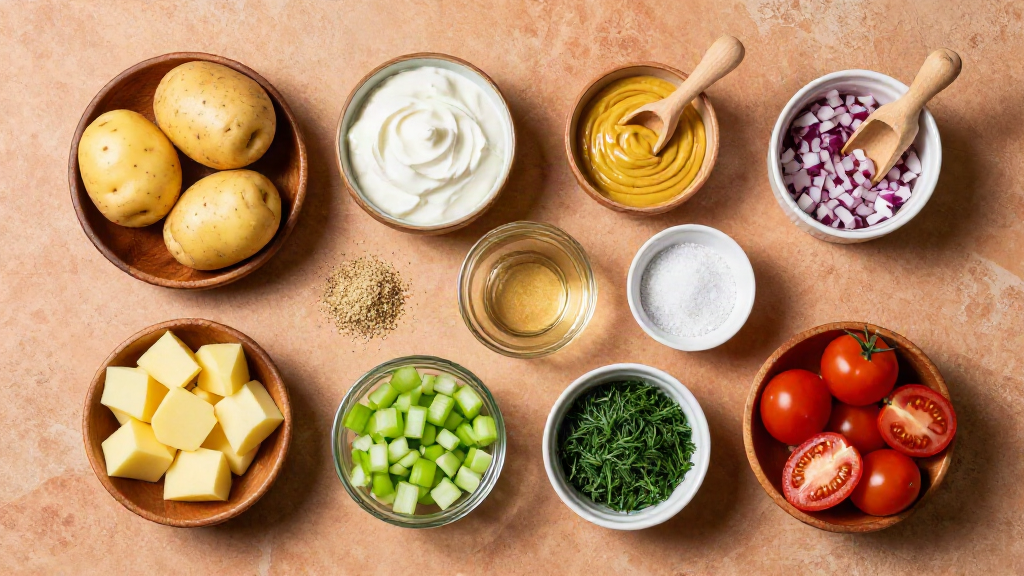 Homemade Greek Yogurt Potato Salad Greek Yogurt Potato Salad Homemade Greek Yogurt Potato Salad