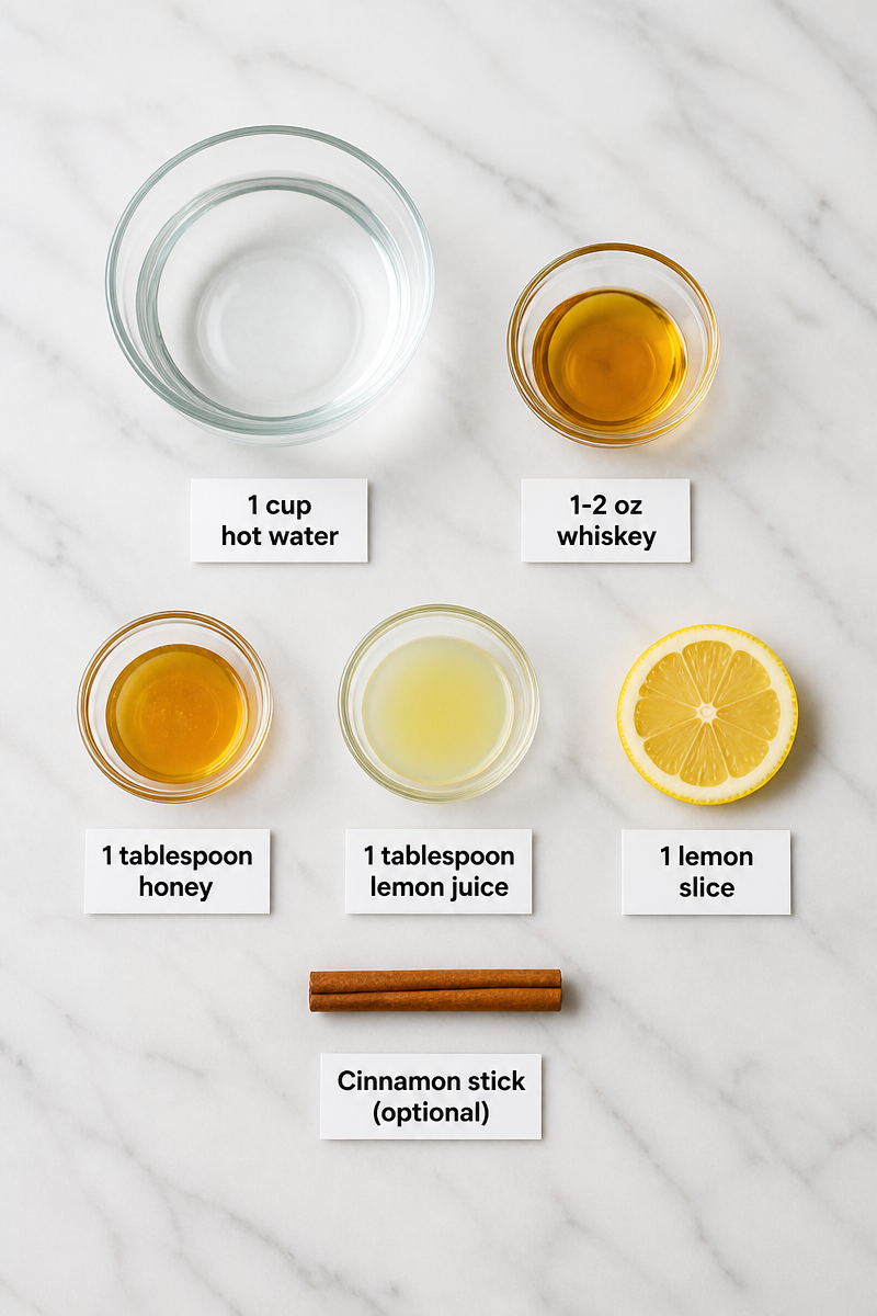 Hot Toddy Honey Lemon Whiskey