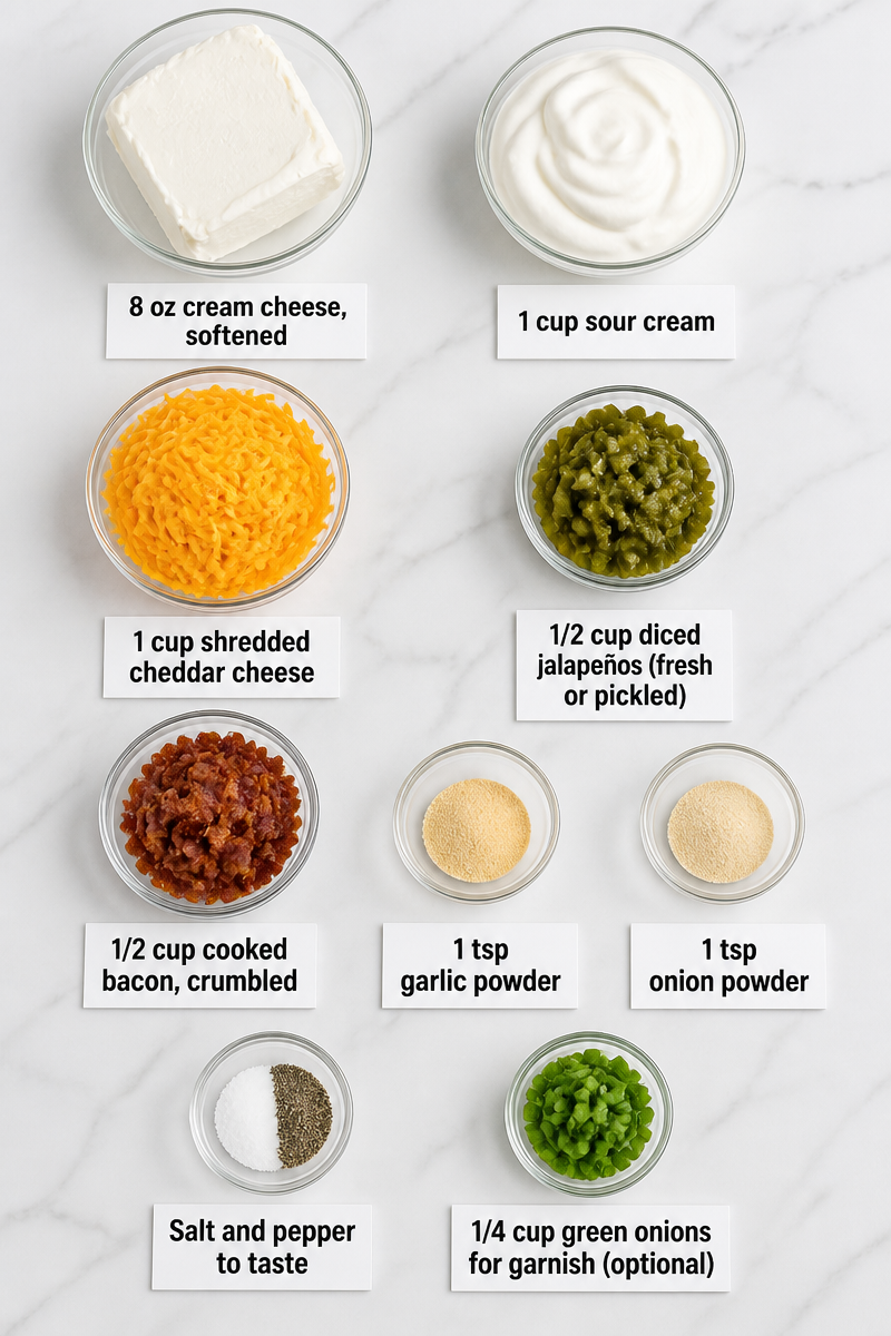 Jalapeño Popper Dip Baked Cheesy