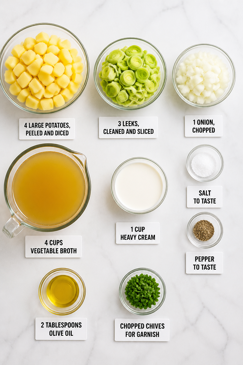 Creamy Potato Leek Soup Bowl