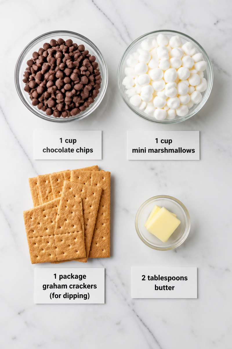 Skillet Smore Dip Chocolate Graham