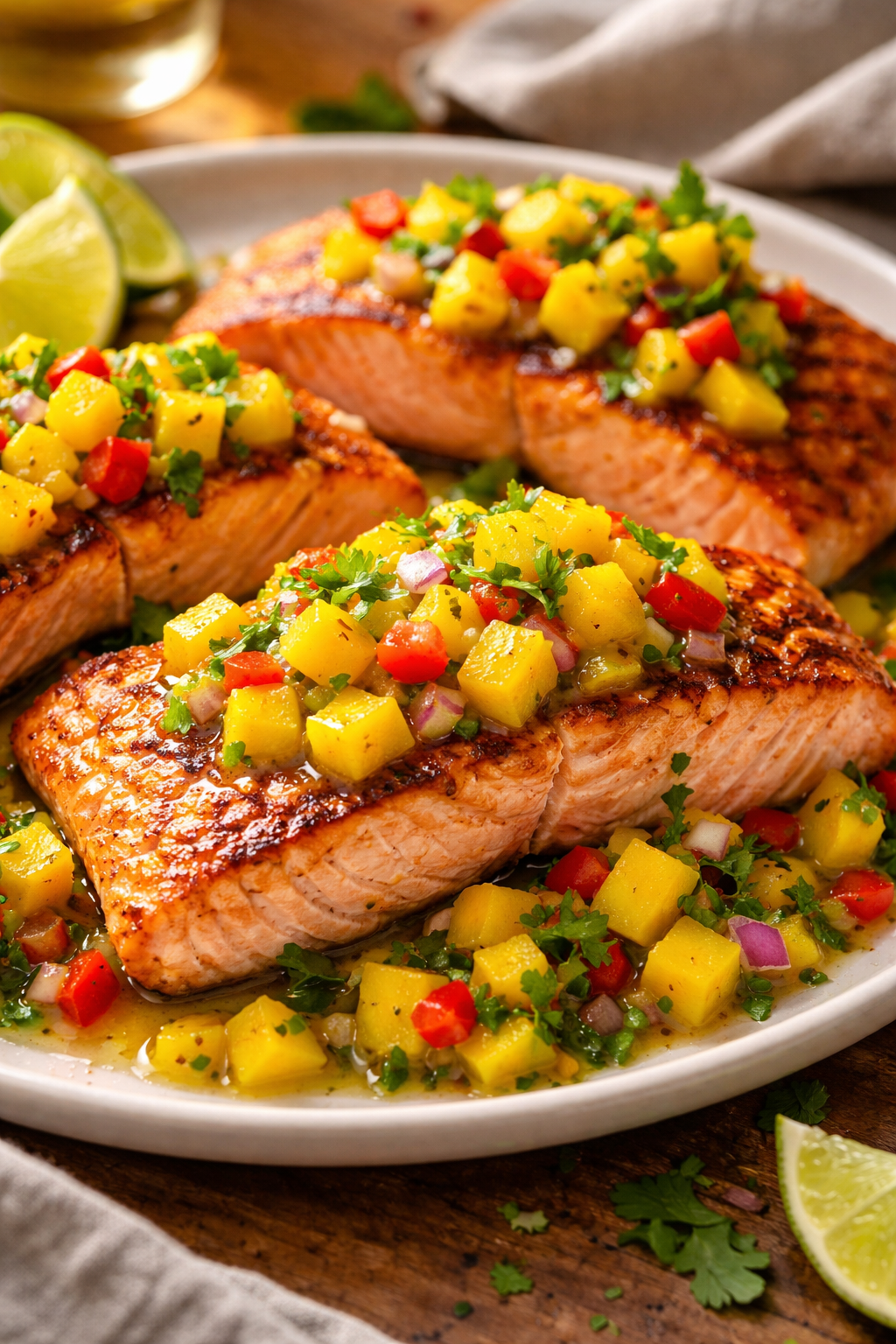 Fresh Salmon with Mango Salsa