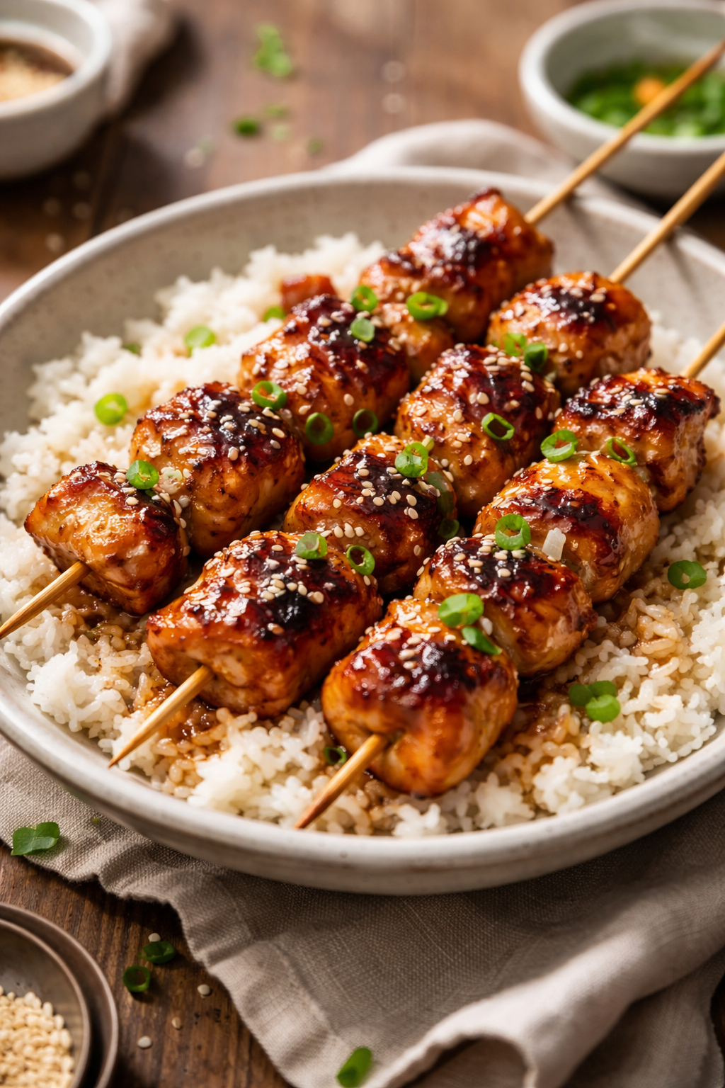 Teriyaki Chicken Skewers