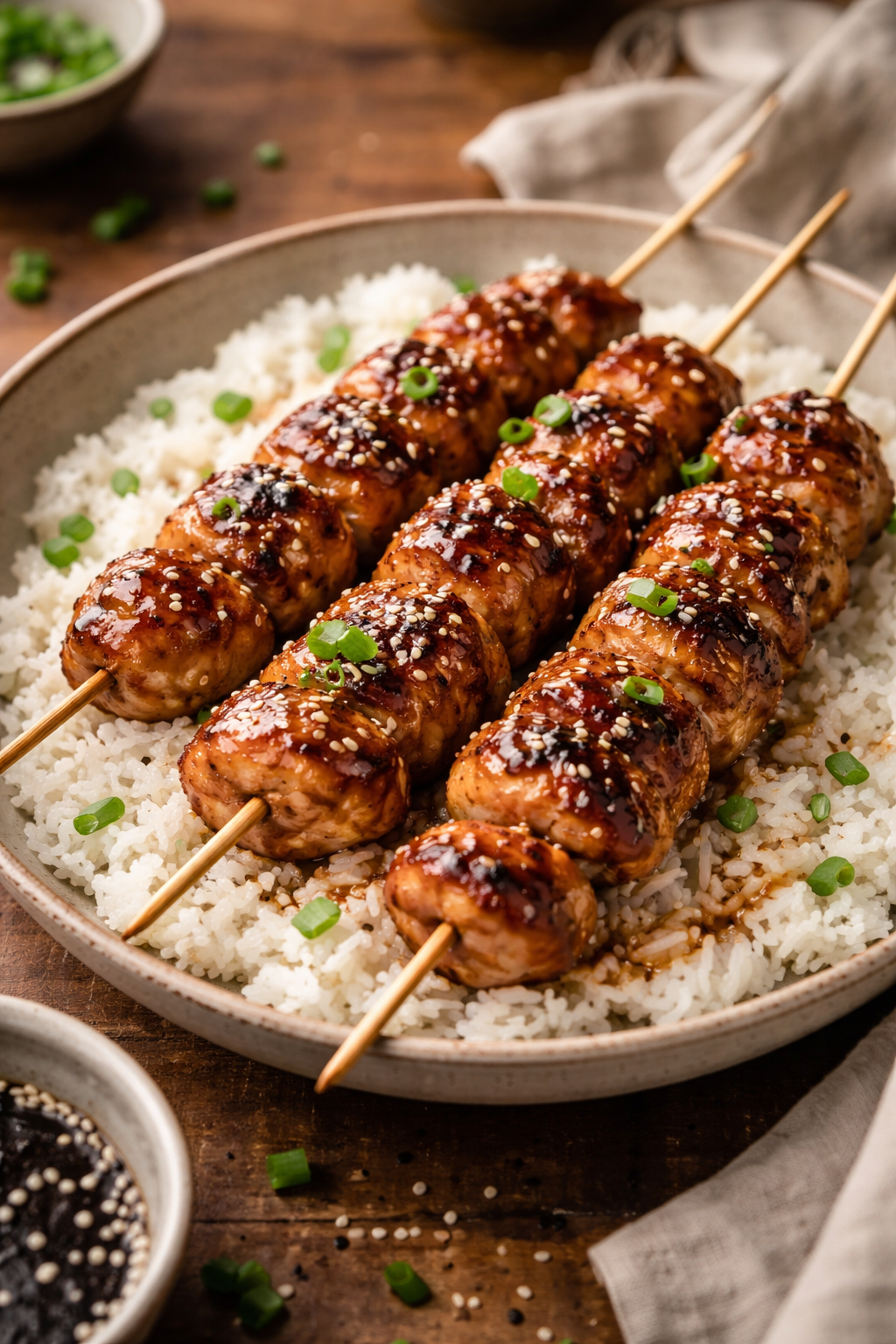 Teriyaki Chicken Skewers