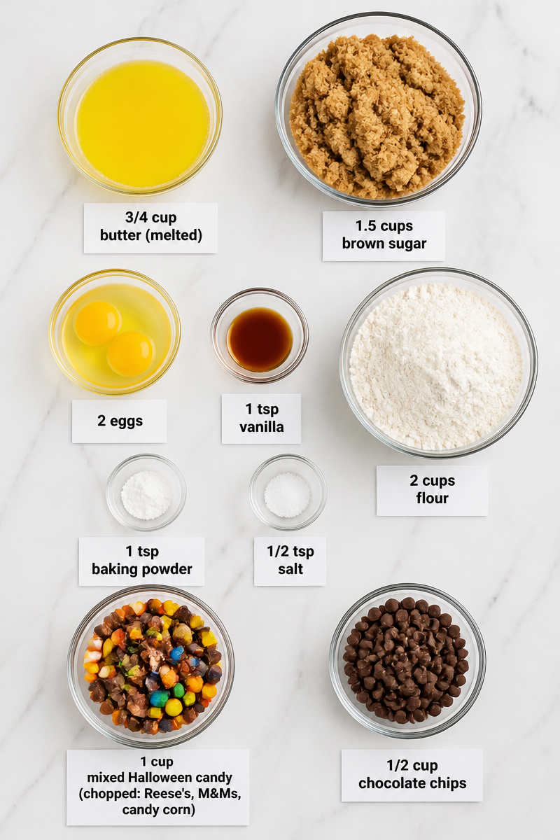 Crazy Halloween Blondie Candy Loaded