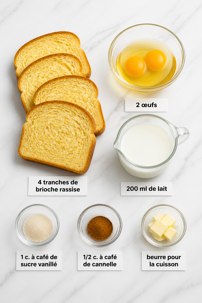 Pain Perdu Brioché Façon Rentrée