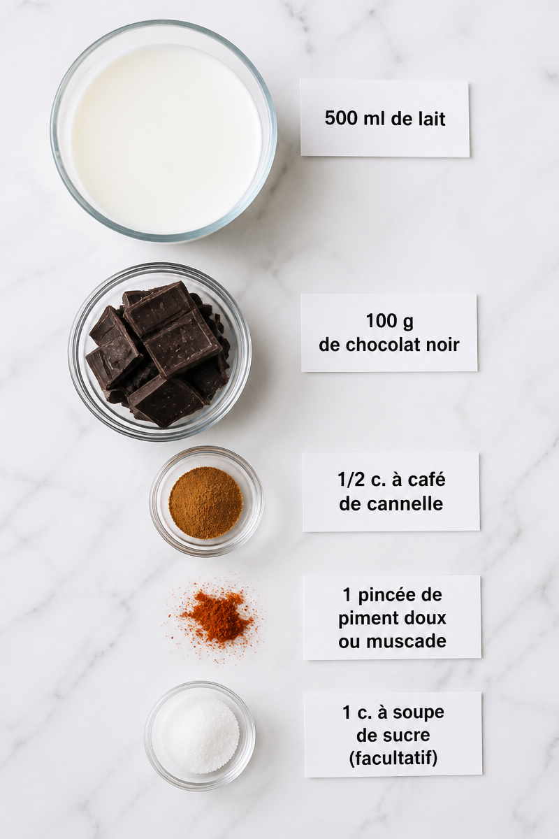 Chocolat Chaud Épicé Automne Maison