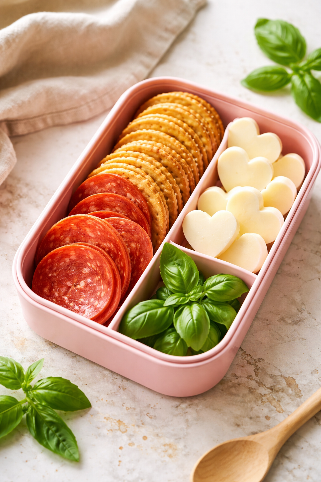DIY Pizza Crackers Lunchable