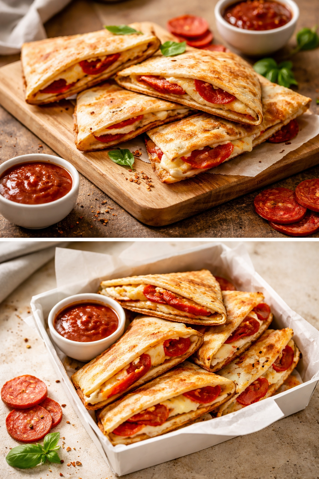 Pepperoni Pizzadillas