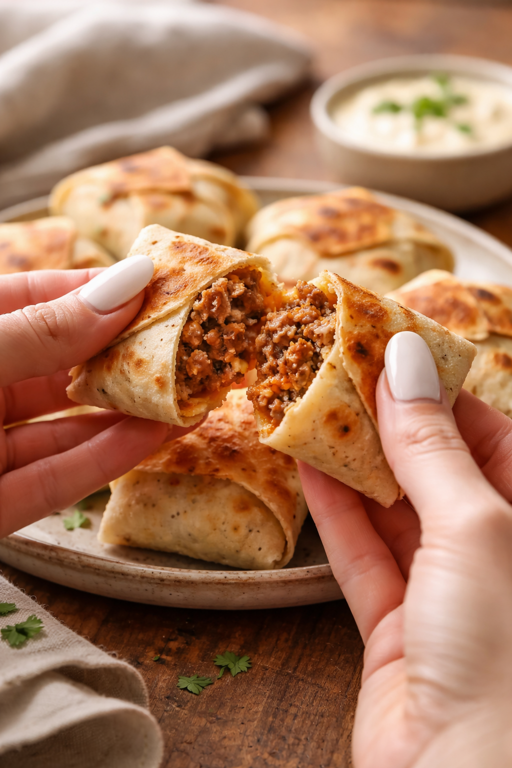 Mini Crunch Wrap Sliders