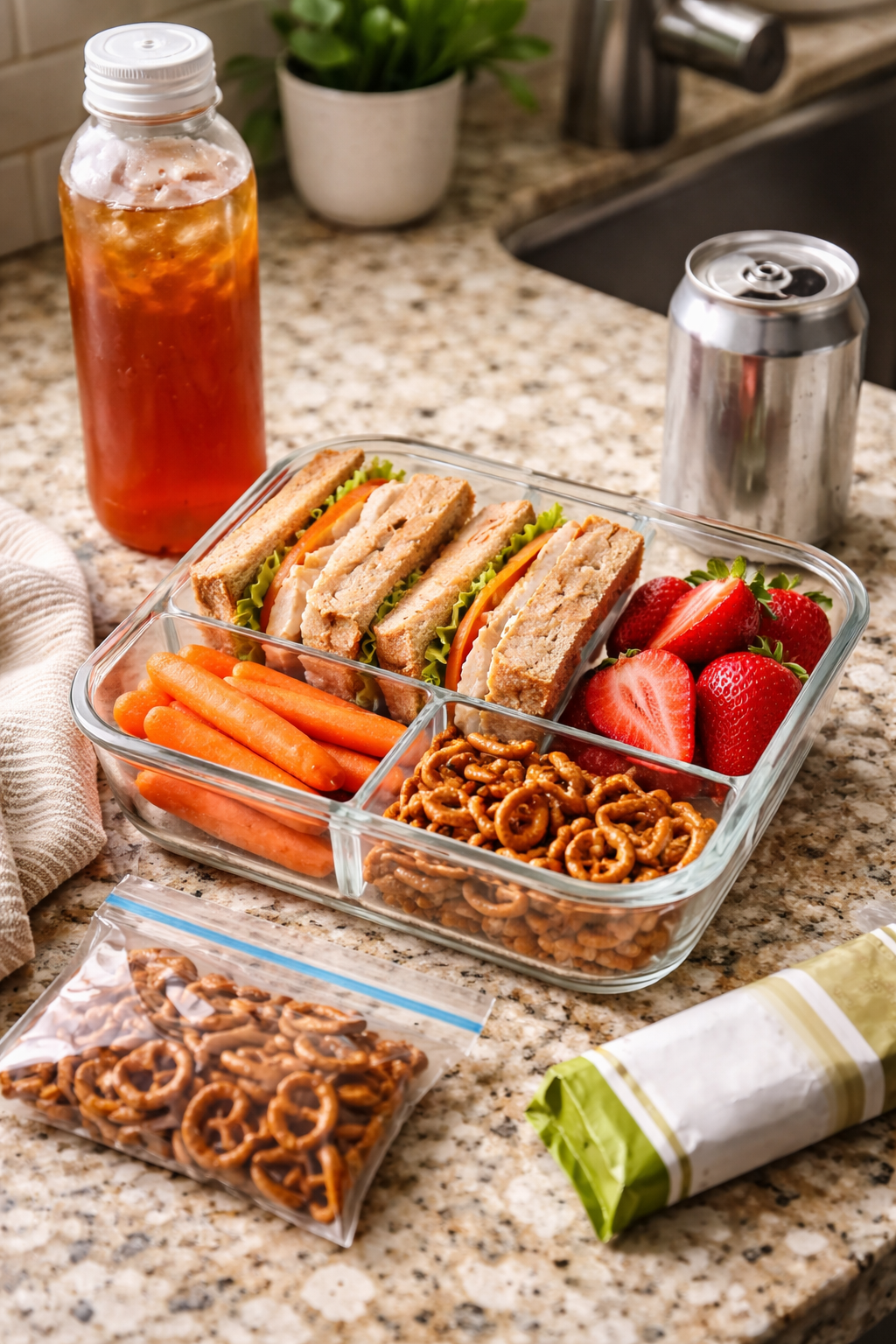 Lazy Turkey Sandwich Lunch