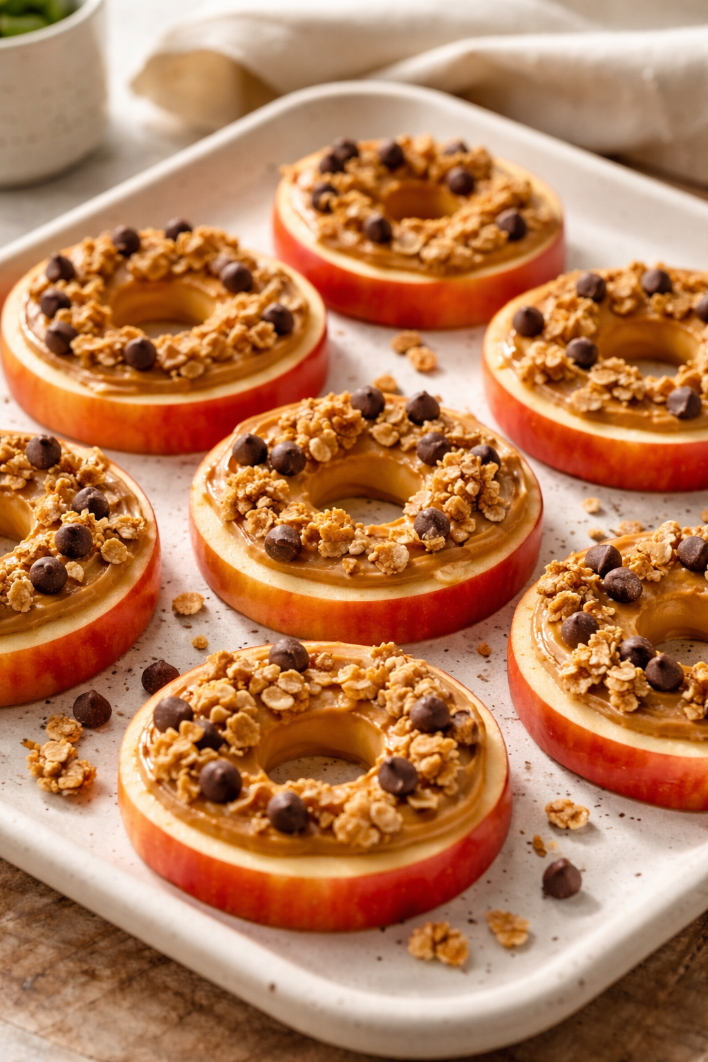 Apple Slices with Peanut Butter