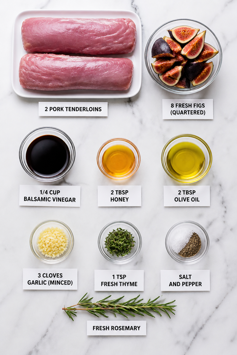 Pan Seared Pork Tenderloin Fig Sauce