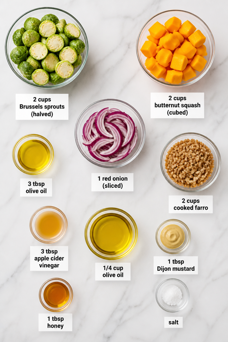 Apple Cider Vinaigrette Roasted Vegetable Bowl
