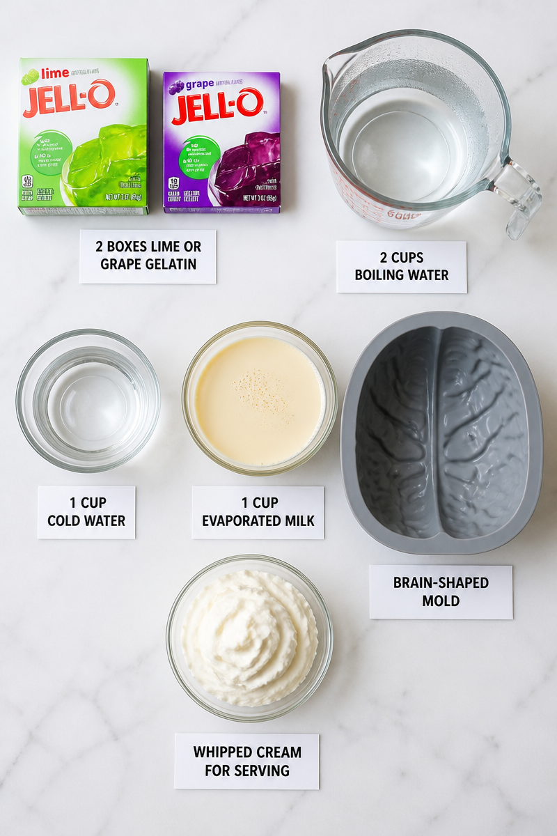 Brain Shaped Jello Mold Halloween