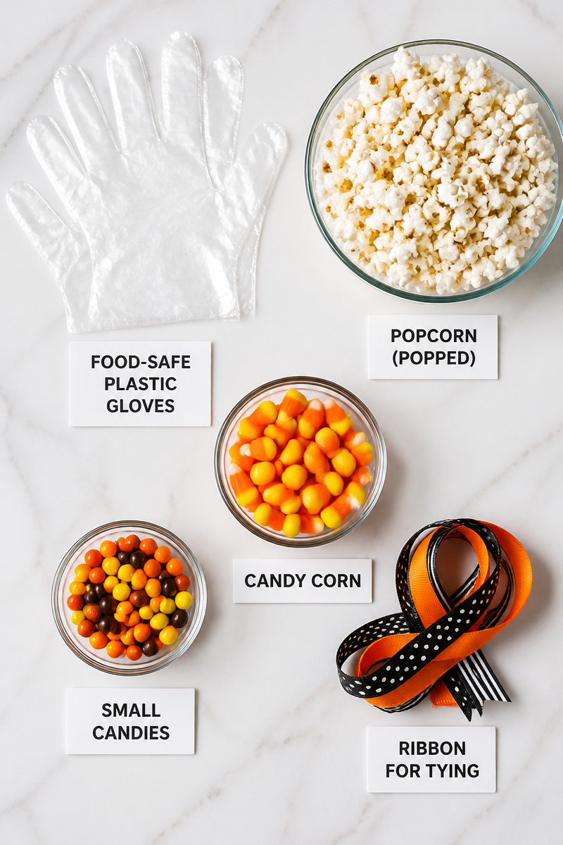 Halloween Popcorn Hand Glove Snack