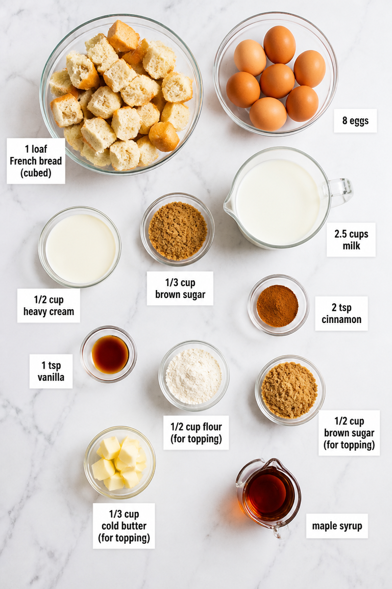 Overnight Cinnamon French Toast Casserole
