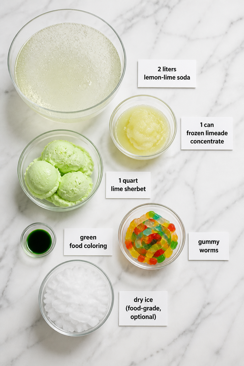 Mad Scientist Glowing Green Punch