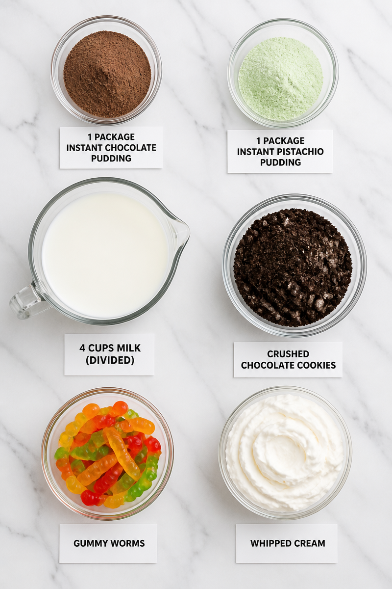 Zombie Dirt Pudding Cup Green Layer