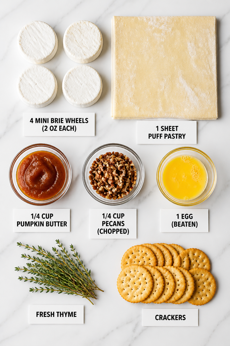 Pumpkin Brie En Croute Pecan Mini 7 Pumpkin Brie En Croute Pecan Mini