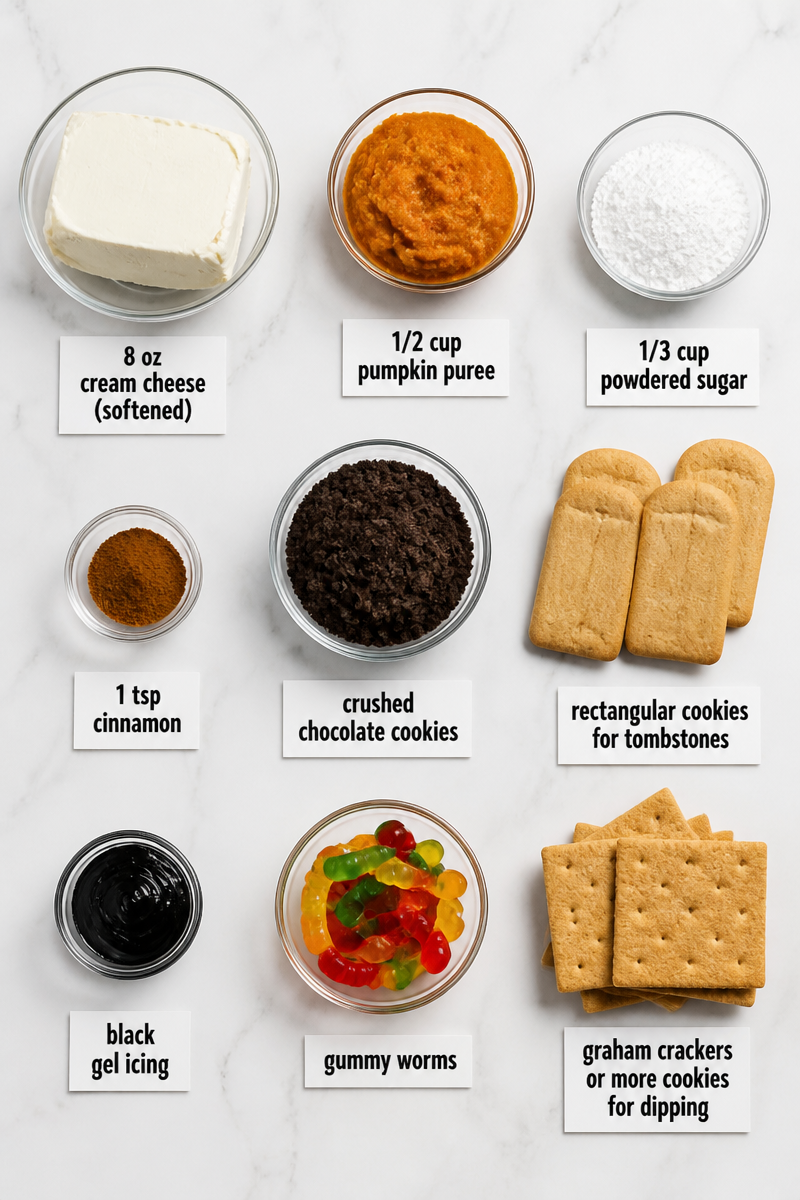 No Bake Halloween Graveyard Cheesecake Dip No Bake Halloween Graveyard Cheesecake Dip