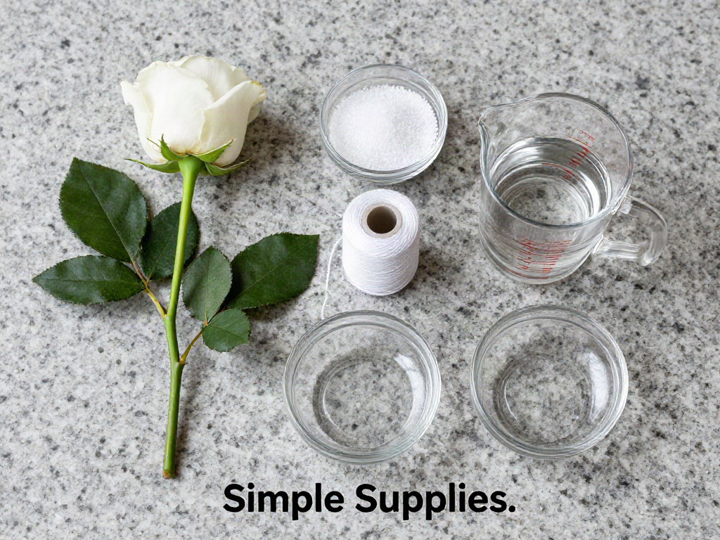 A real white rose transforms into a sparkling crystal keepsake after resting overnight in a warm borax solution. Save this idea for later. 9 A real white rose transforms into a sparkling crystal keepsake after resting overnight in a warm borax solution. Save this idea for later.