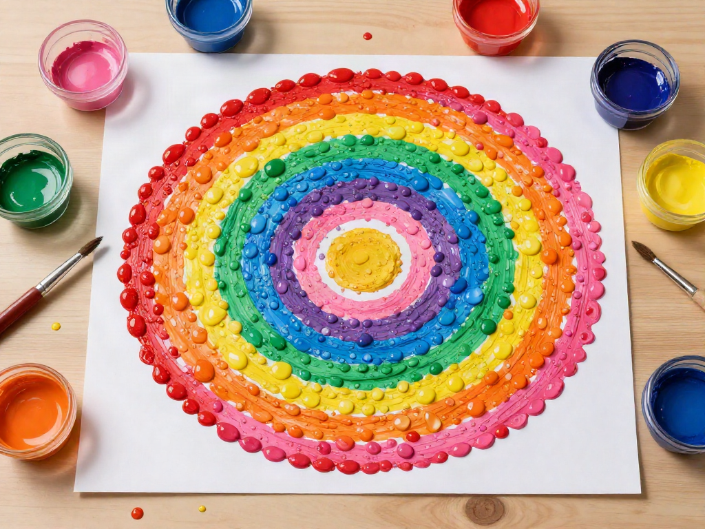 Paper rolls transform into colorful rainbow butterflies with bright wings and playful details. 10 Paper rolls transform into colorful rainbow butterflies with bright wings and playful details.