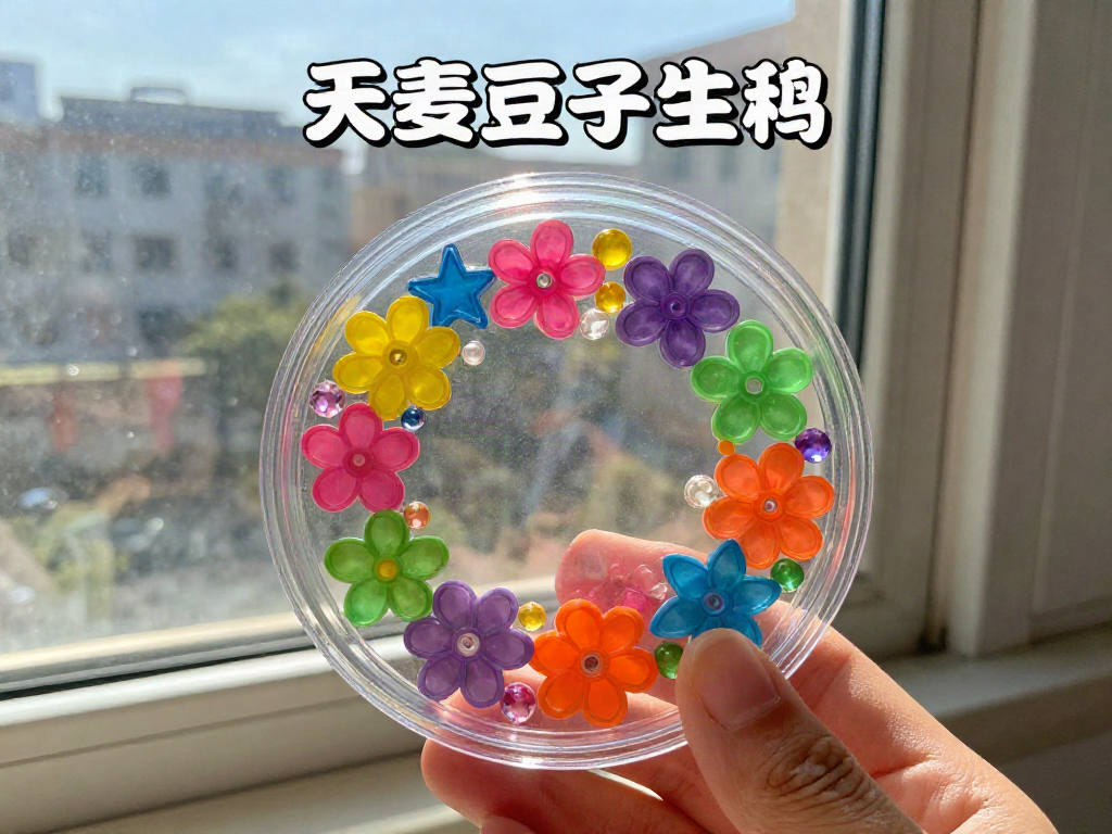 Plastic lids become colorful suncatchers with simple designs that shine in the window while giving everyday materials a creative second life. 9 Plastic lids become colorful suncatchers with simple designs that shine in the window while giving everyday materials a creative second life.