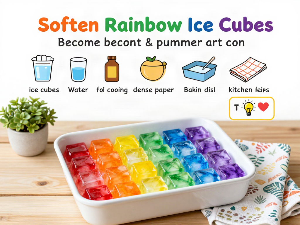 Melting rainbow ice cubes become paintbrushes for a fun summer art activity filled with colorful blends and creative patterns. #IceCubePainting #SummerArt #DIYArt #KidsCrafts 7 Melting rainbow ice cubes become paintbrushes for a fun summer art activity filled with colorful blends and creative patterns. #IceCubePainting #SummerArt #DIYArt #KidsCrafts