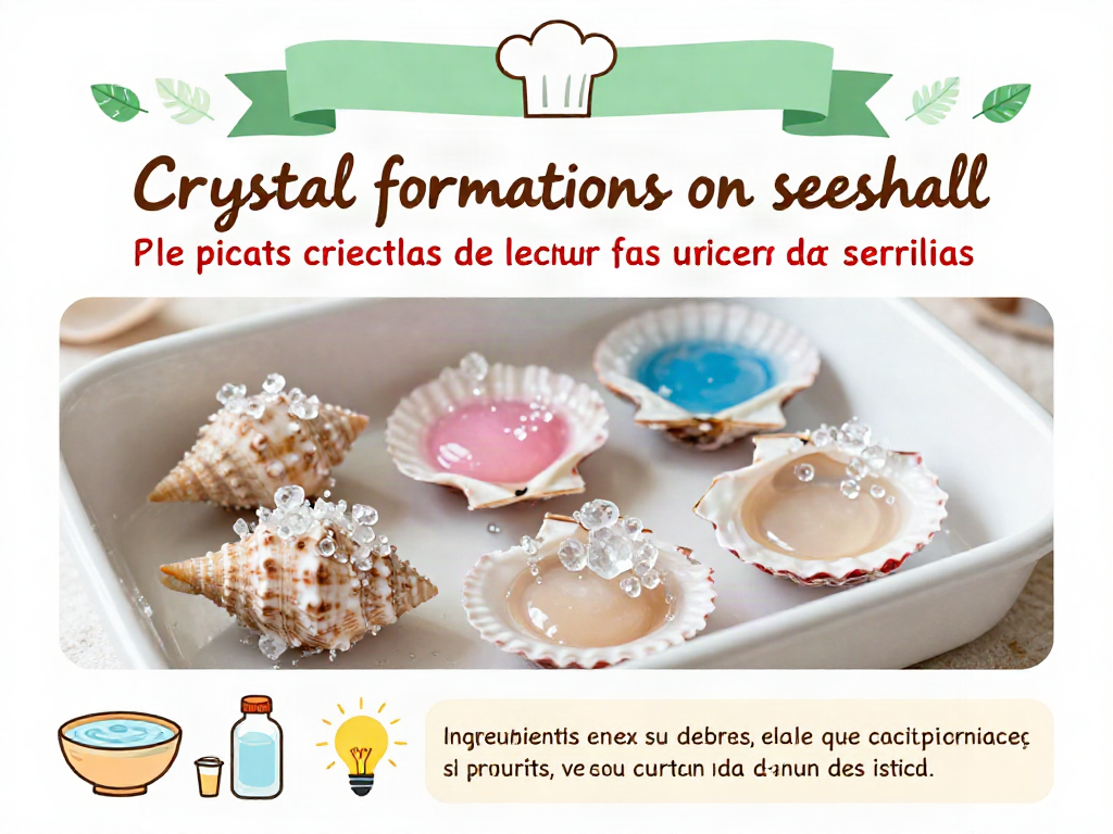 Grow sparkling crystal formations on seashells to create beautiful geode-inspired decorations with a natural seaside feel. Save this idea for later. 3 Grow sparkling crystal formations on seashells to create beautiful geode-inspired decorations with a natural seaside feel. Save this idea for later.