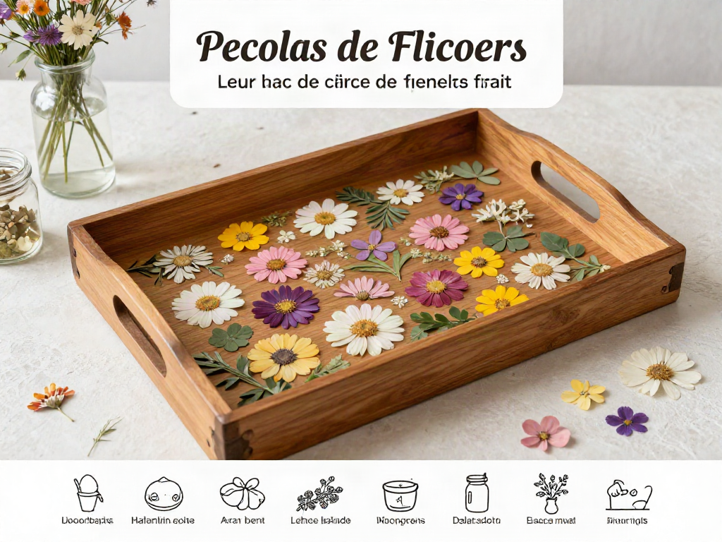 Floral Serving Tray 3 Floral Serving Tray
