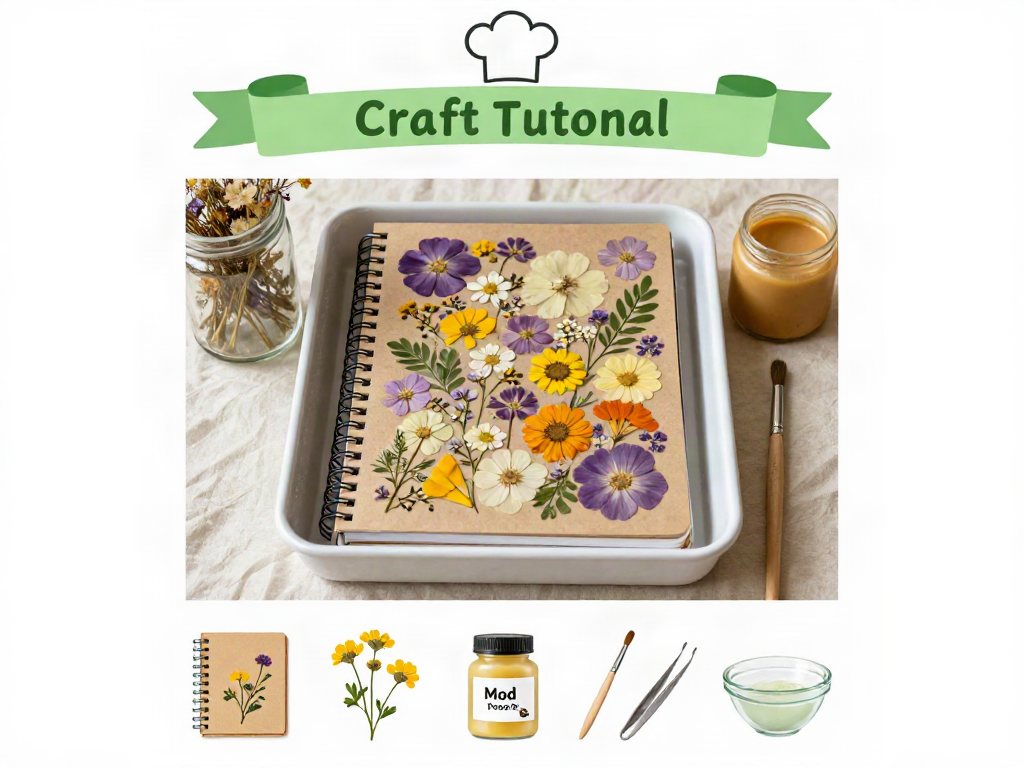 Pressed Flower Journal Cover 3 Pressed Flower Journal Cover